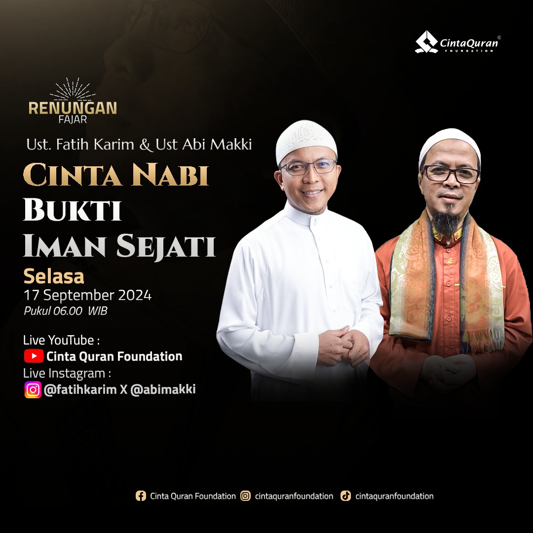 Cinta Nabi Bukti Iman Sejati